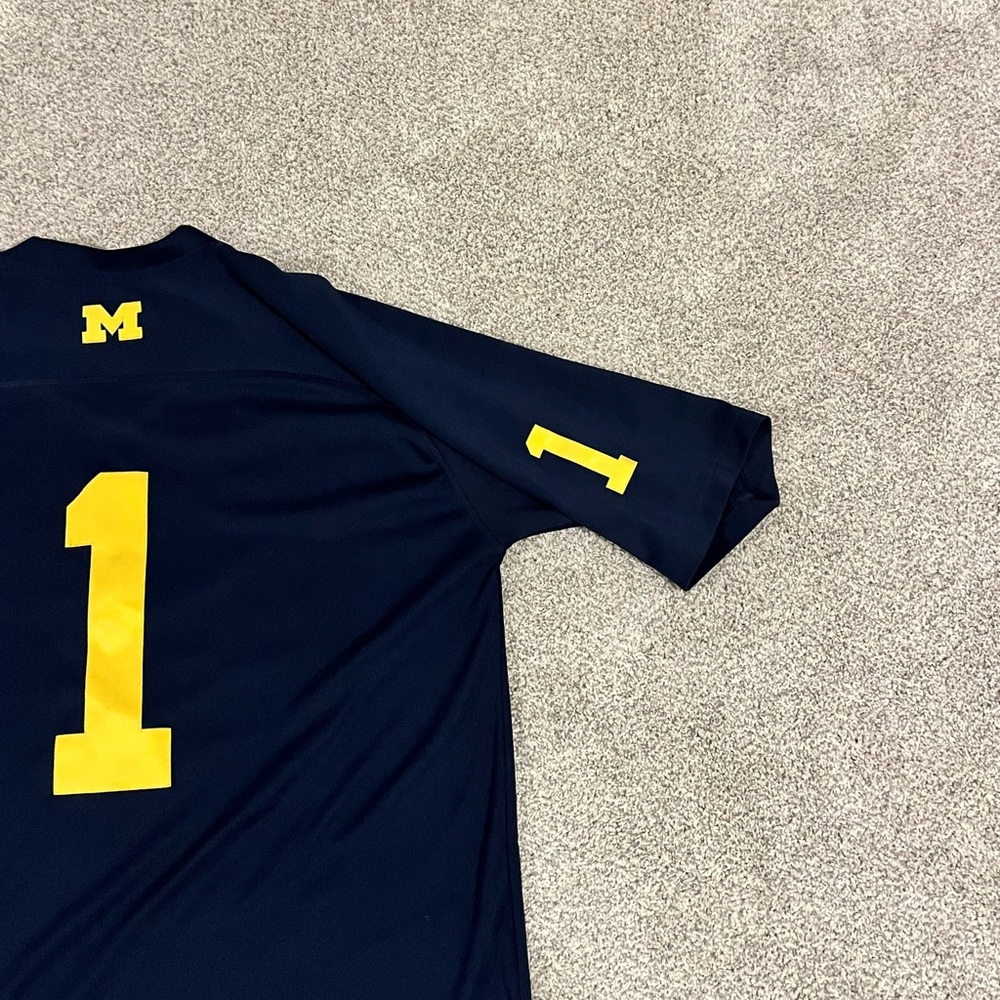 Men’s 3xl Michigan football jersey. Brand is Adidias. It is navy blue